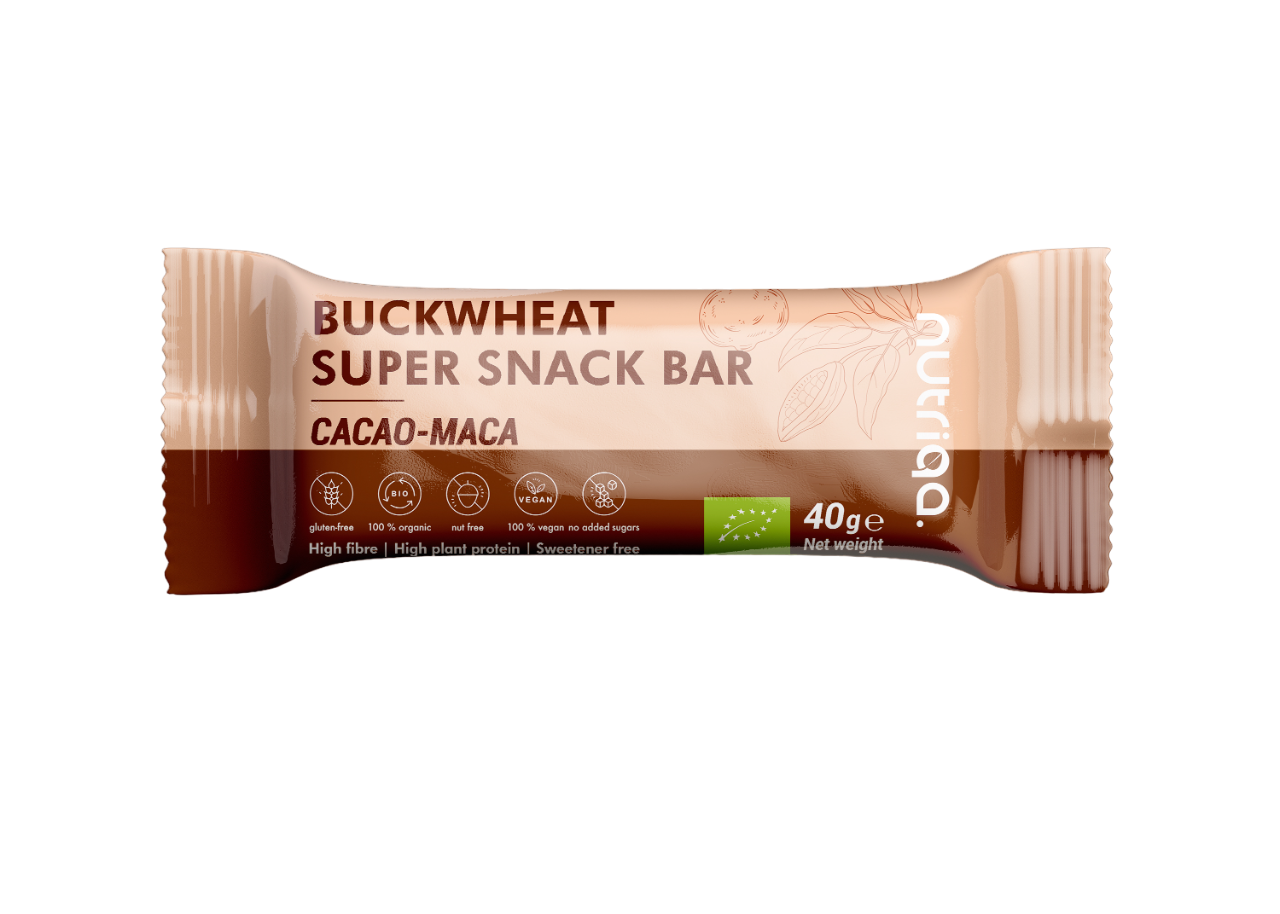 Organic and Vegan Buckwheat Bar Cacao-Maca 40 g