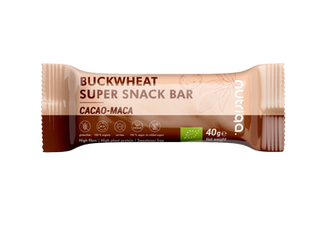 Organic and Vegan Buckwheat Bar Cacao-Maca 40 g
