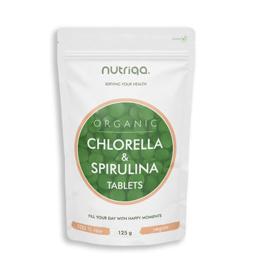 Organic Chlorella & Spirulina Tablets 125 g